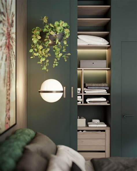 Green closets | Interior Design Ideas