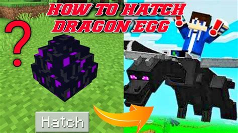 How to hatch ender Dragon egg in Minecraft - YouTube