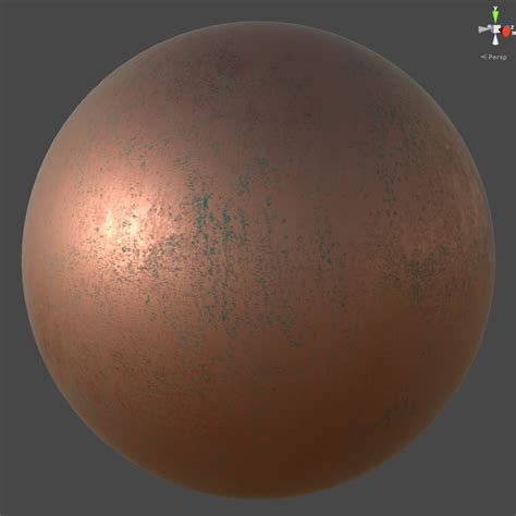 Oxidized Copper PBR Material - Free PBR Materials