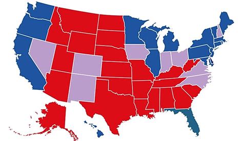 List of Red States (Republican States) - WorldAtlas.com