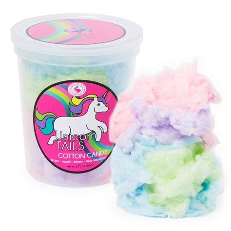 Chocolate Storybook Cotton Candy - Unicorn Tail: 1-Ounce Tub | Candy ...