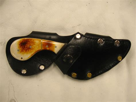 Quick Draw Patented Horizontal Left-Side Cowhide Knife Sheath - Sur Tan ...