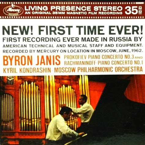 Piano concertos by Byron Janis - Sergei Prokofiev - Sergei Vasilyevic ...