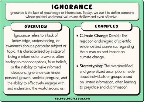 10 Ignorance Examples (2024)