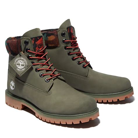 Timberland® Heritage 6 Inch Winter Boot voor heren in groen/camouflage ...