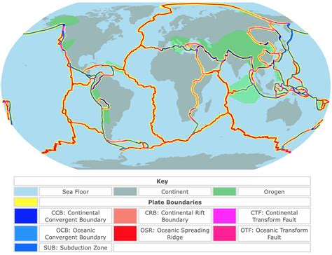 World Map Of Fault Lines And Tectonic Plates Earthquake Map | sexiezpix ...