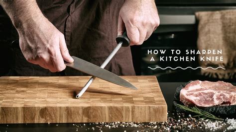 How to sharpen a kitchen knife. - YouTube