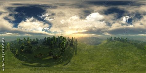 HDRI, environment map , Round panorama, spherical panorama, equidistant ...