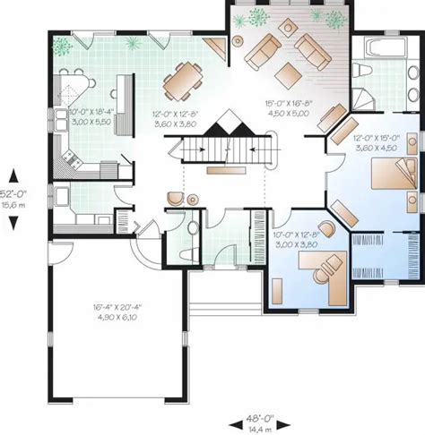 Blueprint House Sample Floor Plan