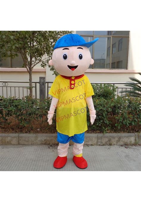 Caillou Mascot Costume Adult Size Caillou Boy Cartoon Mascot Costumes ...