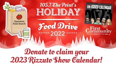 Rizzuto Show 2023 Calendar – 105.7 The Point