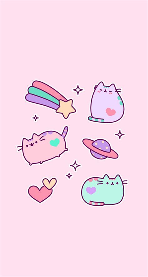 Pink Pastel kawaii iPhone wallpaper | Пушин, Милые обои, Милые рисунки