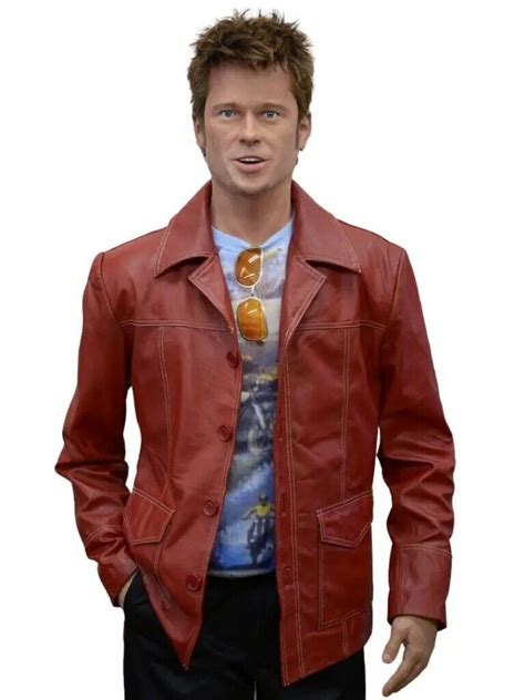 Tyler Durden Fight Club Red Leather Jacket | in Richmond, London | Gumtree