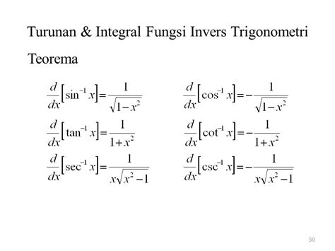 Yuk Mojok!: Contoh Soal Turunan Fungsi Invers Trigonometri