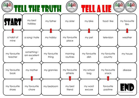 Two Truths And A Lie Worksheet Printable - Printable Worksheets