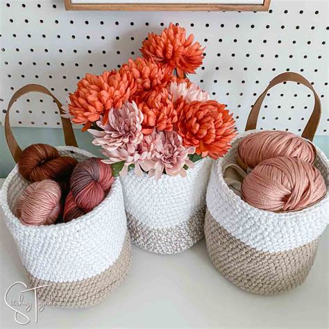 Hartfield Crochet Hanging Basket