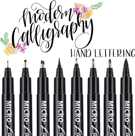 Dyvicl Hand Lettering Pens, Calligraphy Brush Markers for Beginners ...