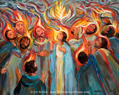 Pentecost and the Holy Spirit - Jen Norton Art Studio