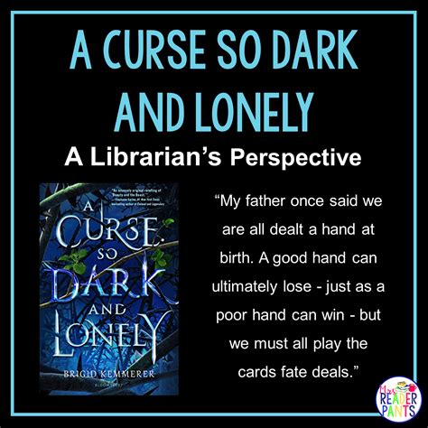 A Curse So Dark and Lonely: A Librarian's Perspective Review ...