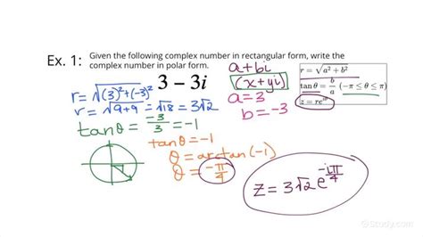 How to Convert Complex Numbers from Rectangular to Polar Form ...