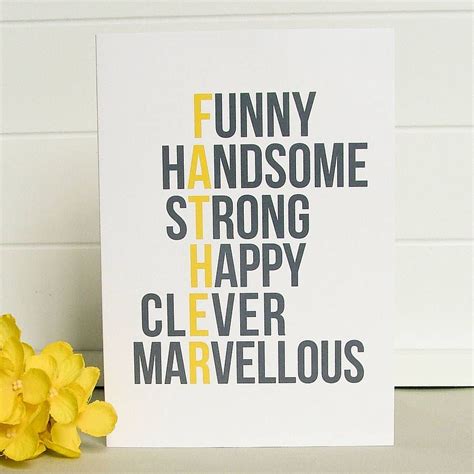 'Marvellous Dad' Father's Day Card By doodlelove | Cool fathers day ...