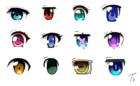 [OC] I drew a compilation of some of my favorite eyes in anime, thought ...