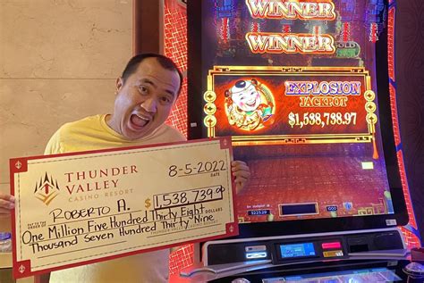 Jackpot: Thunder Valley Slot Player Wins $1.5M in California