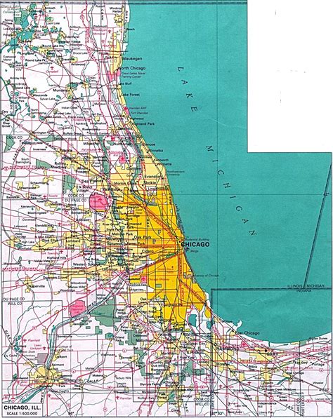 Large Chicago Maps for Free Download and Print | High-Resolution and ...