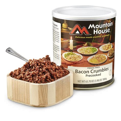 Mountain House Freeze-dried Bacon Crumbles - 647139, Survival Food ...