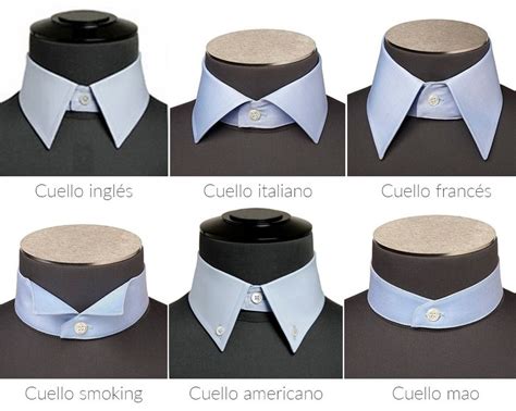 Tipos de cuello de camisa para hombres: todo lo que debes saber ...