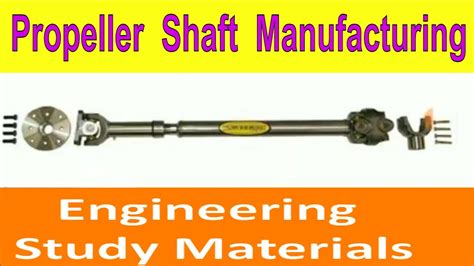 Propeller Shaft Design Calculation