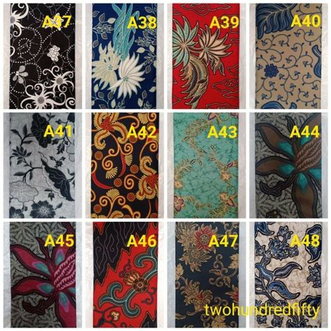 KAIN BATIK 25 JENIS PELBAGAI CORAK WARNA | Shopee Malaysia