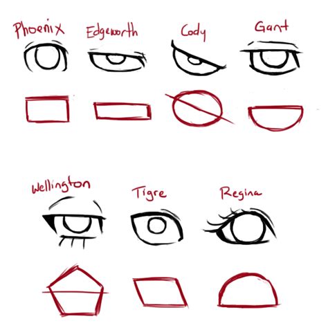 Eye Shapes Drawing Cartoon | Drawing Ideas