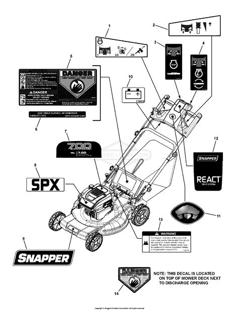 Snapper Self Propelled Parts Diagram