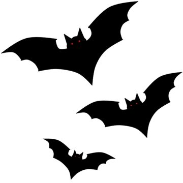 Cricket Bats Clipart Halloween