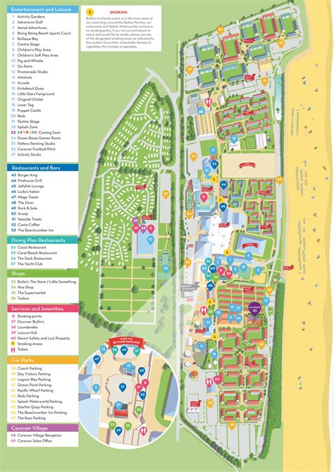 Butlins Skegness Resort Map - Find your happy place