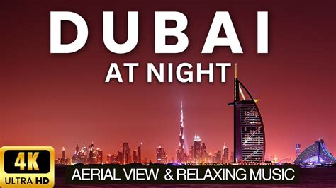 DUBAI AT NIGHT 🇦🇪 4K UHD Video | Dubai Aerial view 4K video| Dubai 4K ...