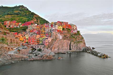 Isolated Color of Manarola Photograph by Frozen in Time Fine Art ...