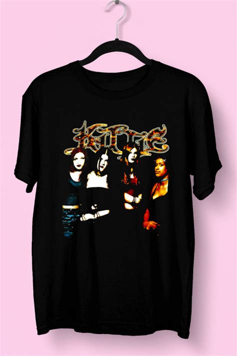 Kittie Band Shirt Black Men Cotton T-shirt - Etsy