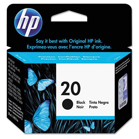 HP Inc. HP 20 (C6614D) Large Black Original Ink Cartridge - Walmart.com ...