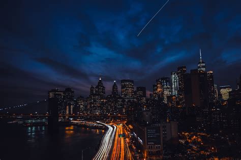 Newyork Night Buildings 4k Wallpaper,HD Photography Wallpapers,4k ...