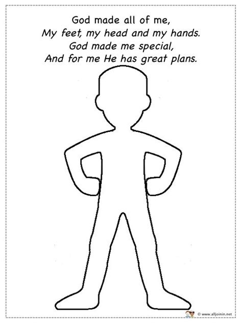 Free Printable God Made Me Coloring Page