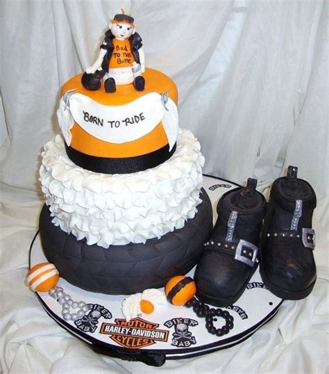 Harley Davidson Baby Shower - CakeCentral.com