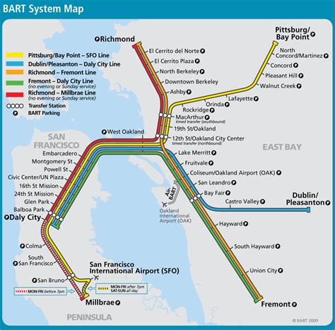 San Francisco Metro Map - Zip Code Map