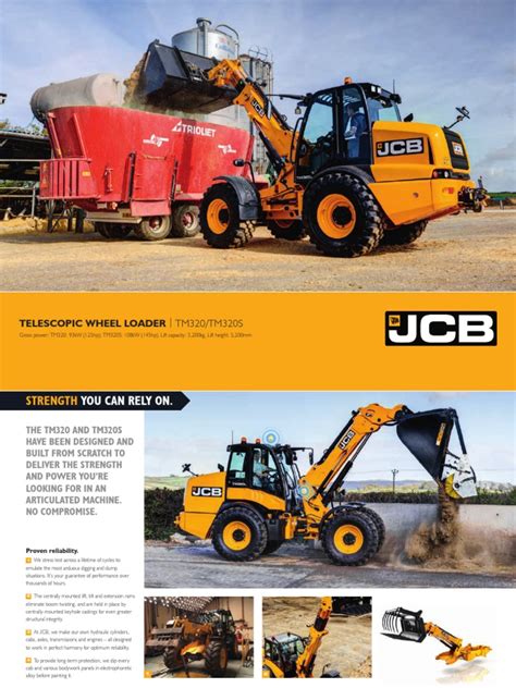 JCB TM320 & TM320S Brochure - Set248633215 | PDF | Horsepower | Loader ...