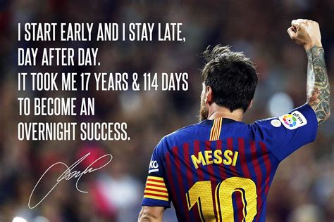 Lionel Messi 'Practice Training' Quote Poster, Motivational Soccer Wall ...