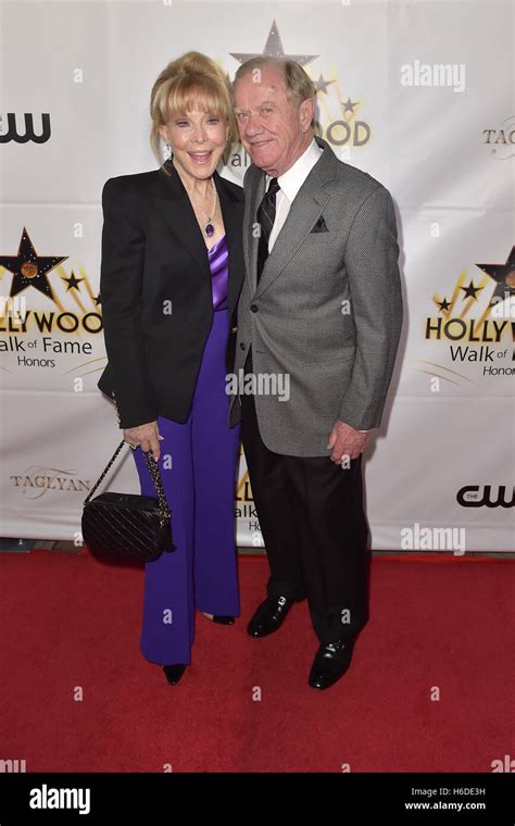 Barbara Eden and her husband Jon Eicholtz attend the 'Hollywood Walk of ...