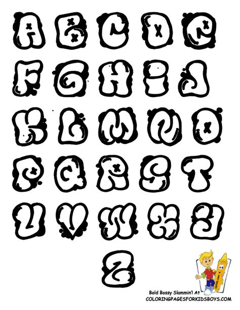 Alphabet Letters To Color And Print - Coloring Home