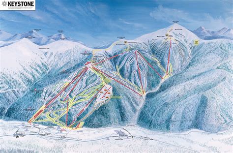 Keystone Piste Map / Trail Map