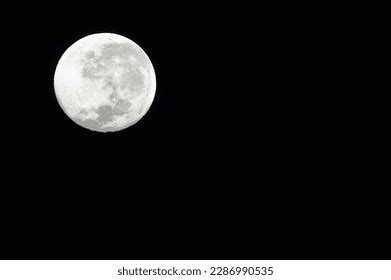 Full Moon Isolated Black Background Stock Photo 2286990535 | Shutterstock